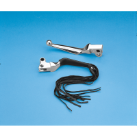 (image for) Drag Specialties Fringed Leather Lever Covers