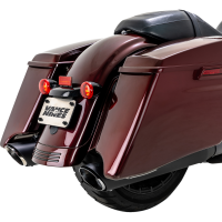 (image for) Vance & Hines Twin Slash Slip-On Mufflers - Black