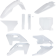 (image for) Acerbis Full Plastic Kit - White
