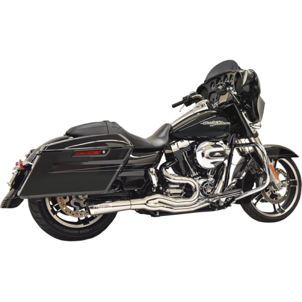 (image for) BASSANI XHAUST Road Rage II Mid-Length 2-into-1 Exhaust Chrome