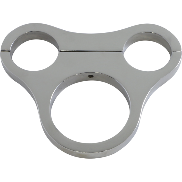 (image for) Drag Specialties T-Bar Single Gauge Mount Chrome