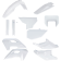 (image for) Acerbis Full Plastic Kit - White