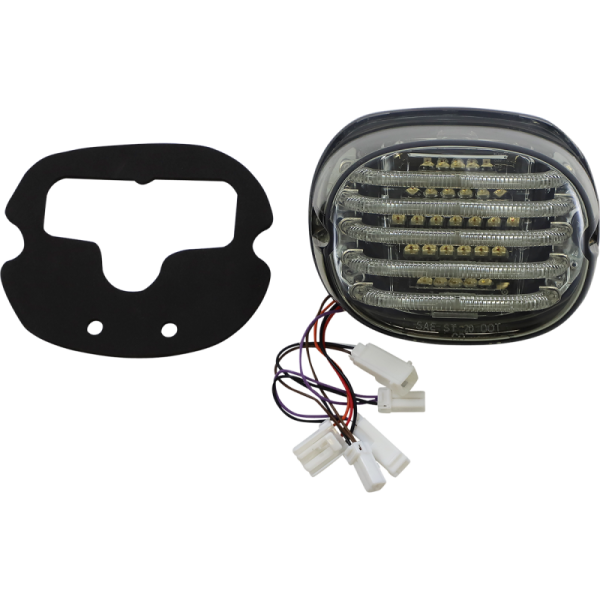 (image for) Custom Dynamics ProBEAM LED Taillight with Turn Signals - Bottom Window, Smoke Lens