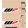 (image for) D'Cor Visuals Suspension Decal Kit - WP, black/red/white