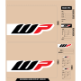 (image for) D'Cor Visuals Suspension Decal Kit - WP, black/red/white