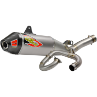 (image for) Pro Circuit Ti-6 Titanium Exhaust System w/ Carbon End Cap for Yamaha YZ450F