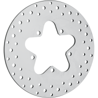 (image for) Polished Rear Brake Rotor 1710-1063
