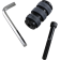 (image for) Drag Specialties Soft-Ride Shifter Peg, Standard Black