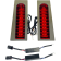(image for) ProBEAM Fillerz Saddlebag LED Lights - Chrome/Red