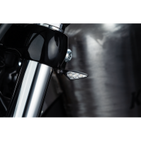 (image for) Rhombus S Light, Extreme amber, front left/rear right, satin black