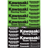 (image for) Kawasaki Racing OEM Sticker Sheet