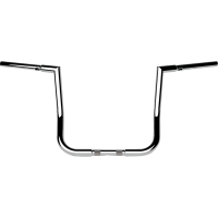 (image for) Chrome 1 1/4" Twin Peaks Touring Handlebars, 14" End Rise