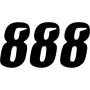 (image for) Slash Series Numbers - 6" Black - No. 8
