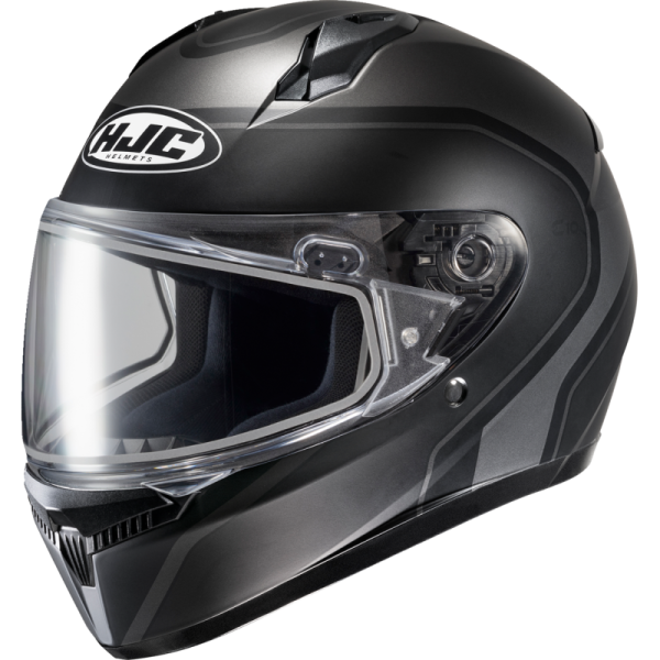 (image for) HJC C10 Elie Helmet - Semi-Flat Black/Gray - Size S