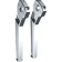 (image for) 10" Chrome Pullback 1" Handlebar Riser Kit