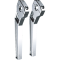 (image for) 10" Chrome Pullback 1" Handlebar Riser Kit