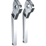 (image for) 10" Chrome Pullback 1" Handlebar Riser Kit