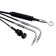 (image for) Black Vinyl Throttle Cable 876657