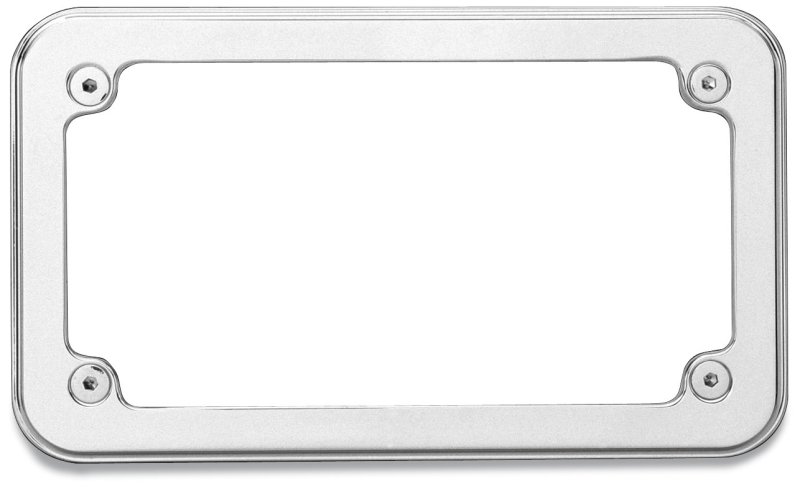 (image for) PRO-ONE PERF.MFG. Custom Billet License Plate Frame Chrome