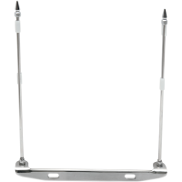 (image for) License Plate Mounted Double Flag Holder