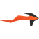 (image for) Radiator Shroud/Louver - Orange 16/black (louvers)