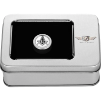 (image for) Heel-Toe Shifter Cover Mirror w/ Masonic Emblem