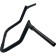 (image for) 13" EZ Install Reduced Reach Pointed Top Handlebar, Gloss Black (Extended Fitment)