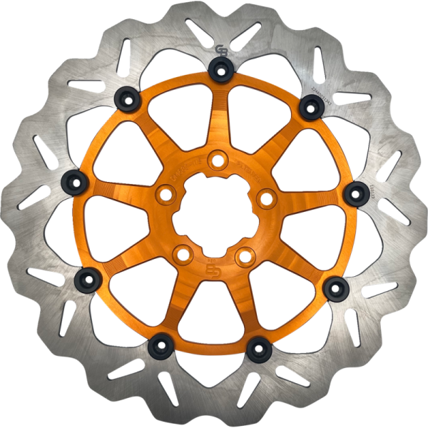 (image for) 13" Full-floating Rotor, Orange Carrier