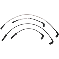(image for) Braided Spark Plug Wires - Polished Stainless