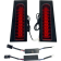 (image for) ProBEAM Fillerz Saddlebag LED Lights - Gloss Black/Red