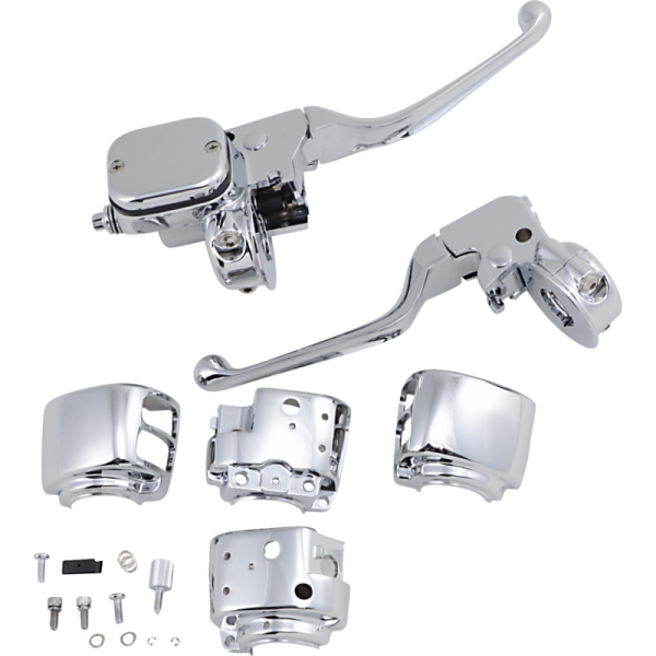 (image for) Drag Specialties Chrome Kit w/o Switches (Dual-Disc)