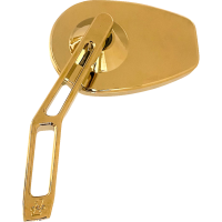 (image for) Micro Mirror with V2 Cut-Out Stem, Gold Left-Hand Side