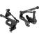(image for) Mid-Controls for Bagger Models, Black anodized