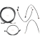 (image for) Designer DOT Handlebar Installation Kit - 12-14 in. Apes