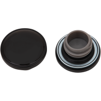 (image for) Locking Skull Gas Cap Gloss Black Non-Vented