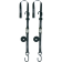 (image for) Black 1" Soft-Tye Tie-Downs