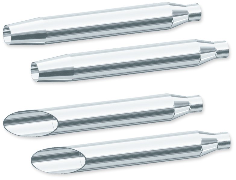 (image for) Slash Cut Mufflers, Chrome