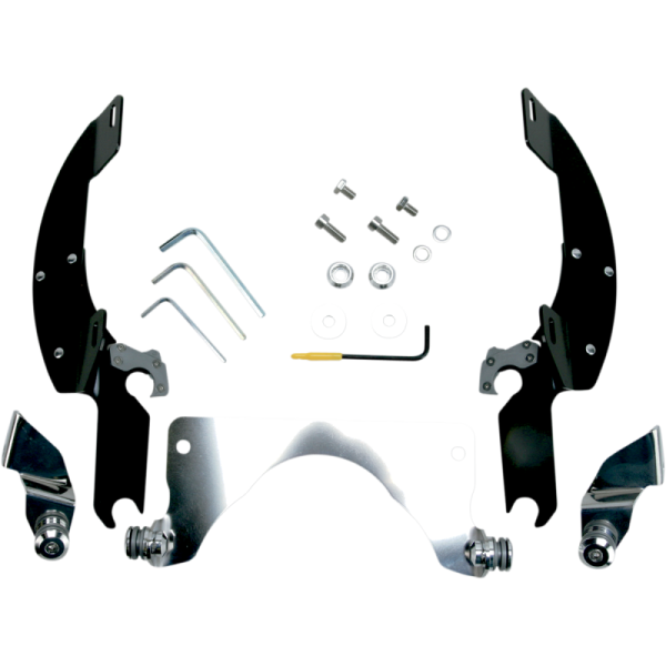(image for) MEMPHIS SHADES METRIC Trigger-Lock Mount Kit Black for Suzuki C90/T Boulevard 05-09