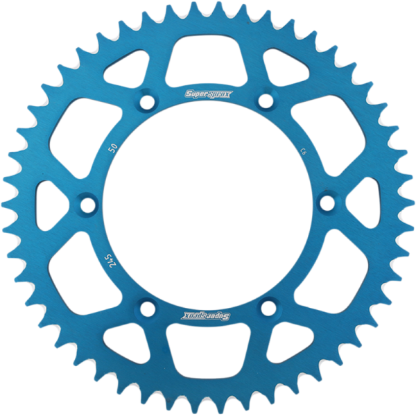 (image for) Supersprox Aluminum Rear Sprocket, Blue - 50T/52T