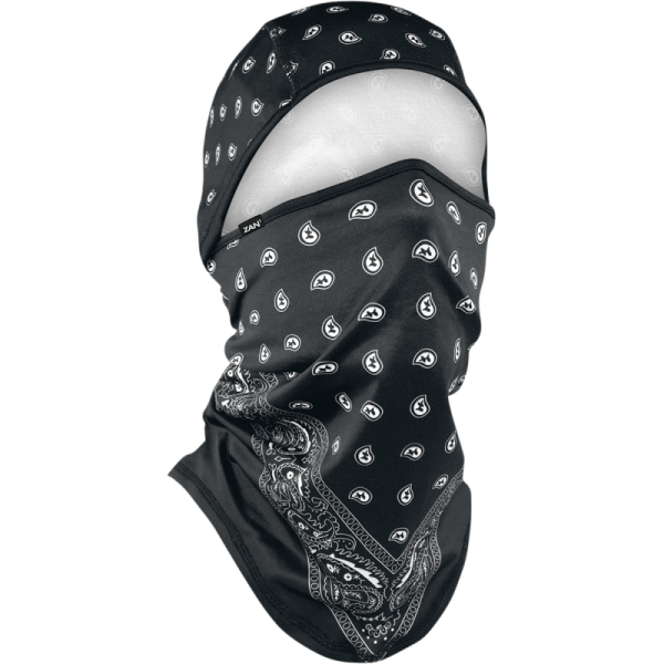 (image for) Zan Headgear SportFlex™ Convertible Balaclava - Black Paisley