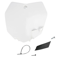 (image for) Front Number Plate - White