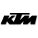 (image for) Die-Cut Sticker - KTM, black