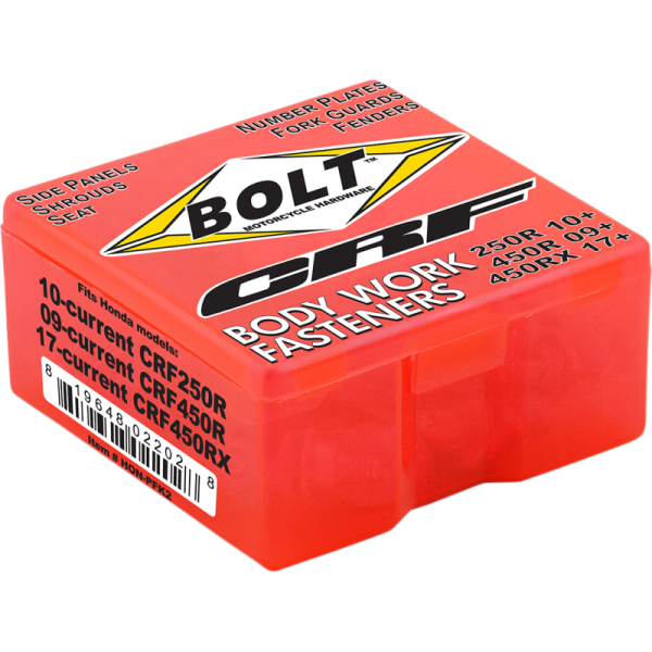 (image for) BOLT Body Work Fastener Kit - Honda CRF450RX 09-20