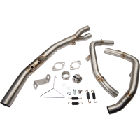 (image for) LeoVince Link Pipe Kit for Kawasaki Ninja 400 18-23, Z400 19-23