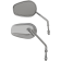 (image for) Drag Specialties OEM-Style Teardrop Mirrors - Long Stem, Chrome