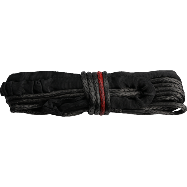 (image for) KFI PRODUCTS KFI Smoke Synthetic Winch Rope - 1/4" x 50'