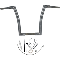 (image for) Fat Baggers Flat Top EZ Install Handlebar 16" Chrome