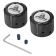 (image for) Front Axle Nut Cover - Black w/ Don't Tread On Me