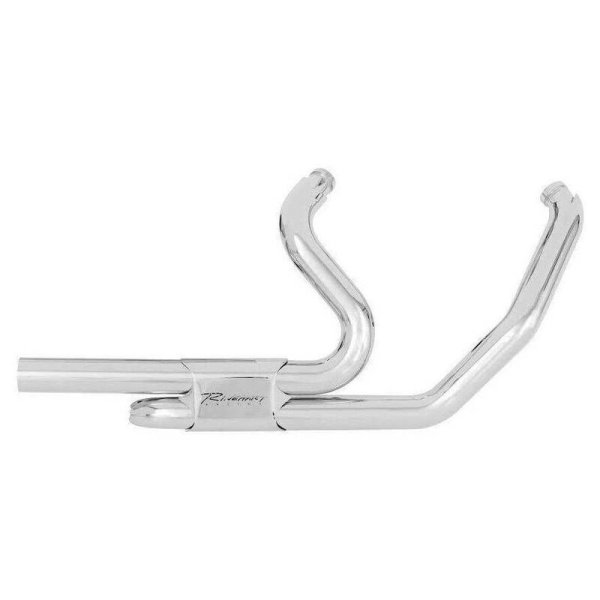 (image for) Rinehart Racing Slimline Duals Header Kit Chrome