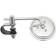 (image for) 3" Chrome Stamped Mirror - Clamp Style